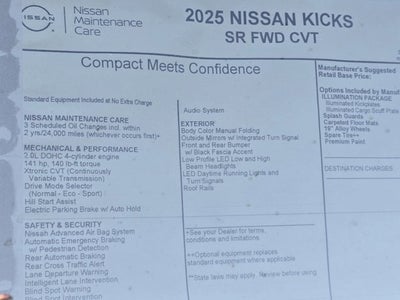 2025 Nissan Kicks SR