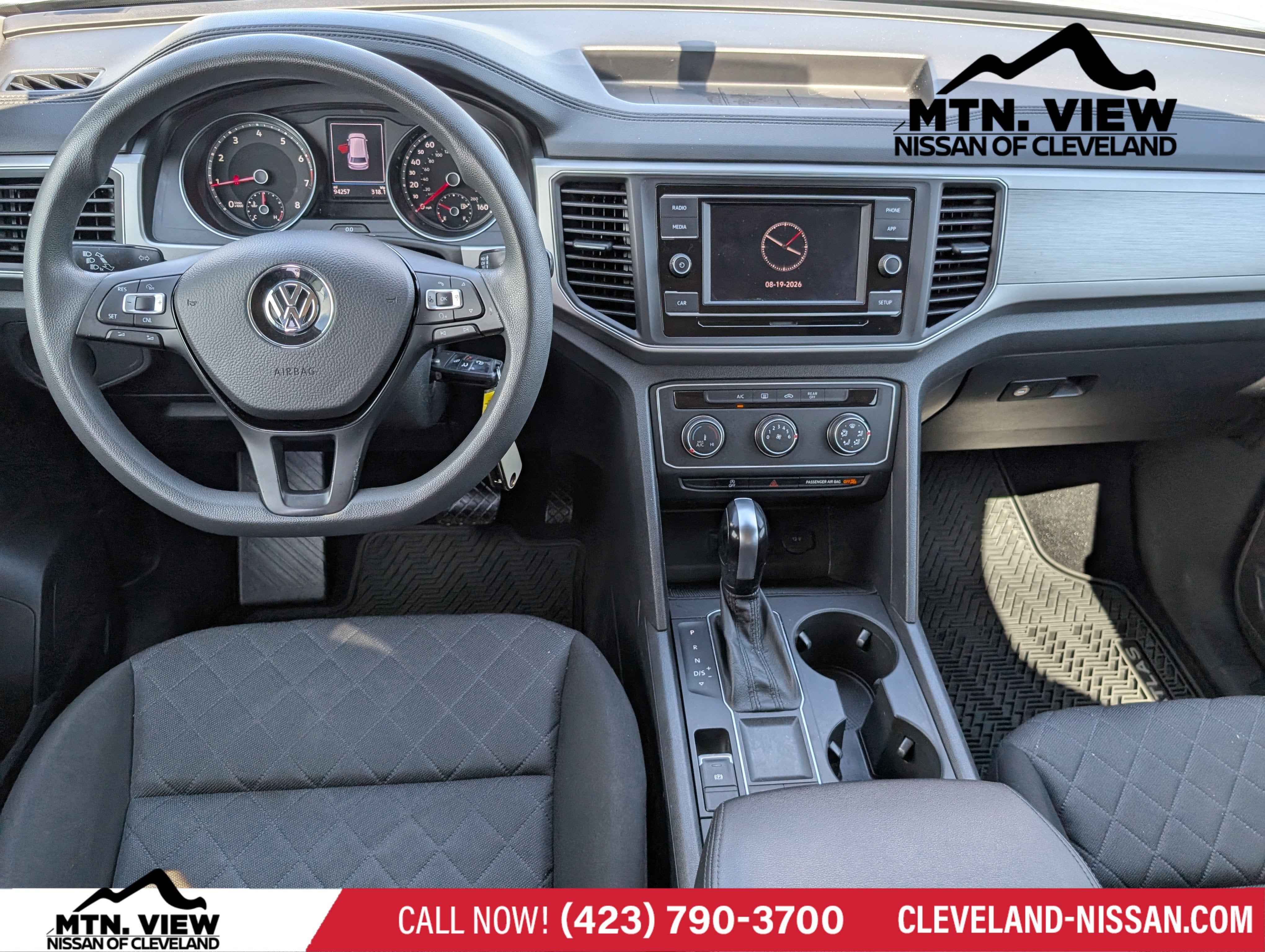 2018 Volkswagen Atlas 2.0T S