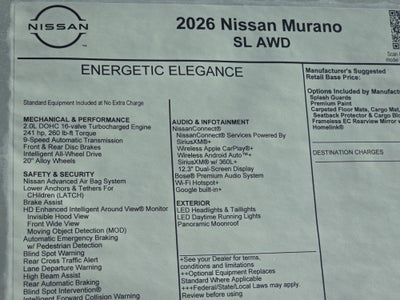 2026 Nissan Murano SL