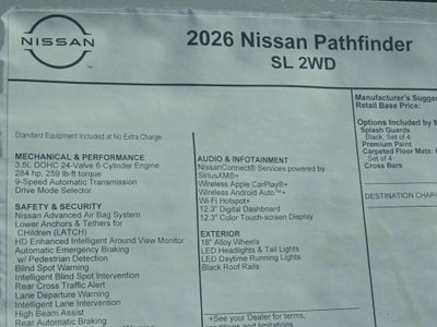 2026 Nissan Pathfinder SL